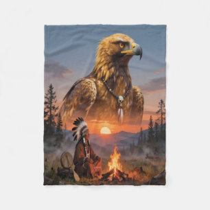 Spirit of the Eagle Fleece Blanket