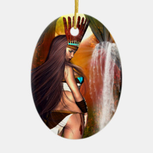 Spirit of the Falls Ceramic Tree Decoration