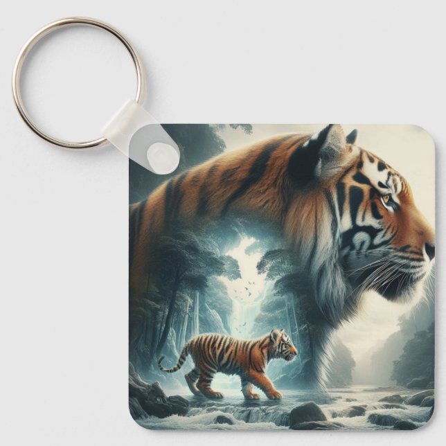 Spirit of the Jungle Key Ring (Front)