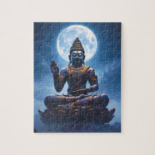 Spirit of the Moon over Nusantara Jigsaw Puzzle