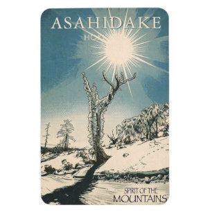 spirit of the mountains - ASAHIDAKE Hokkaido Magnet