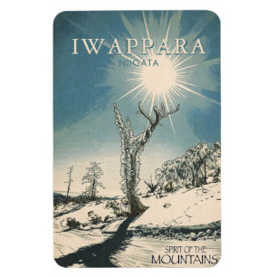 spirit of the mountains - IWAPPAR Niigata ジグソーパズル Magnet