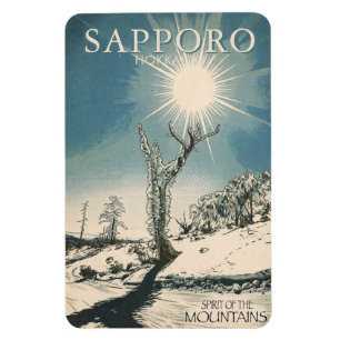 spirit of the mountains - SAPPORO Hokkaido Magnet