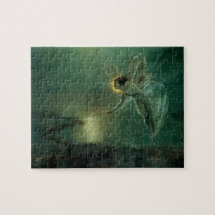 Spirit of the Night by Grimshaw, Victorian Fairy Jigsaw Puzzle