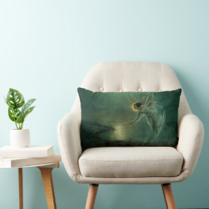 Spirit of the Night by Grimshaw, Victorian Fairy Lumbar Cushion