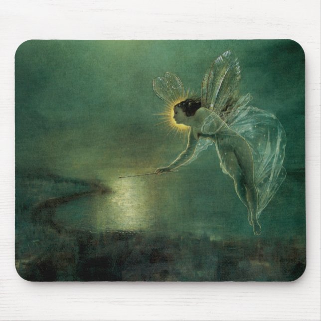 Spirit of the Night by Grimshaw, Victorian Fairy Mouse Pad (Front)