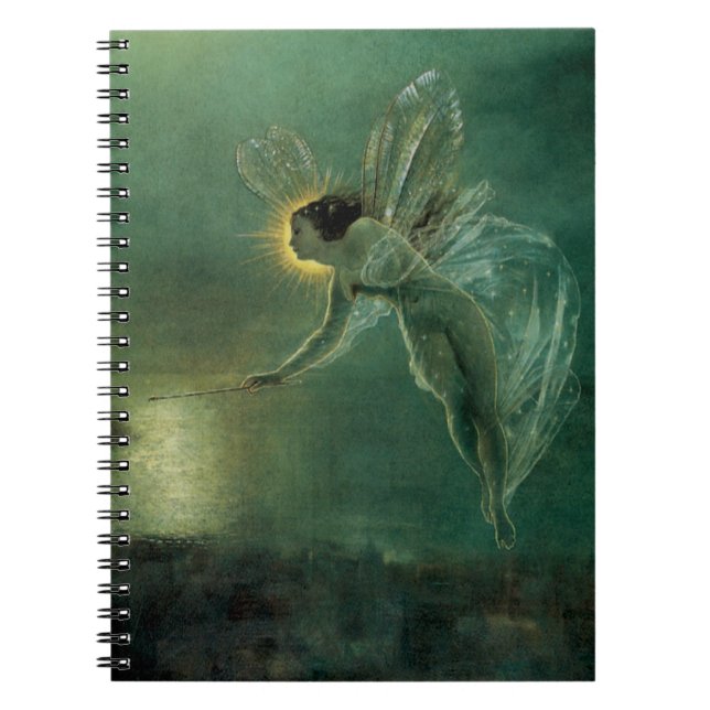 Spirit of the Night by Grimshaw, Victorian Fairy Notebook (Front)