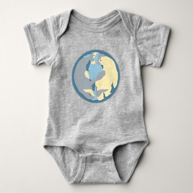 Spirit of the North Baby Bodysuit Organic (Front)