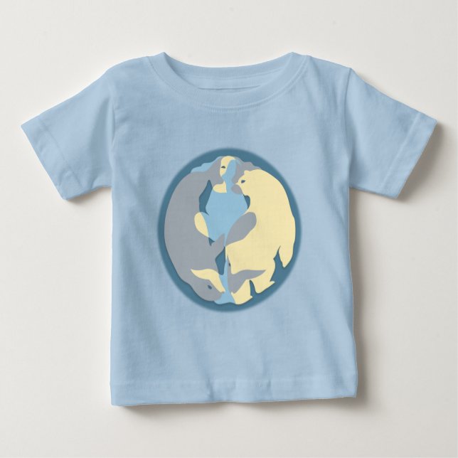Spirit of the North Toddler Wildlife Art T-Shirt (Front)
