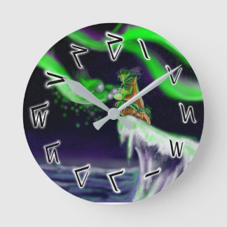 Spirit of the Northern Lights Wall Clock