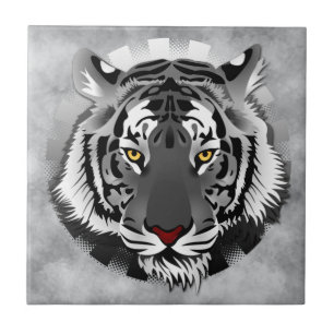 Spirit of the Tiger Ceramic Tile