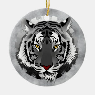 Spirit of the Tiger Ceramic Tree Decoration