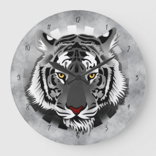 Spirit of the Tiger Large Clock