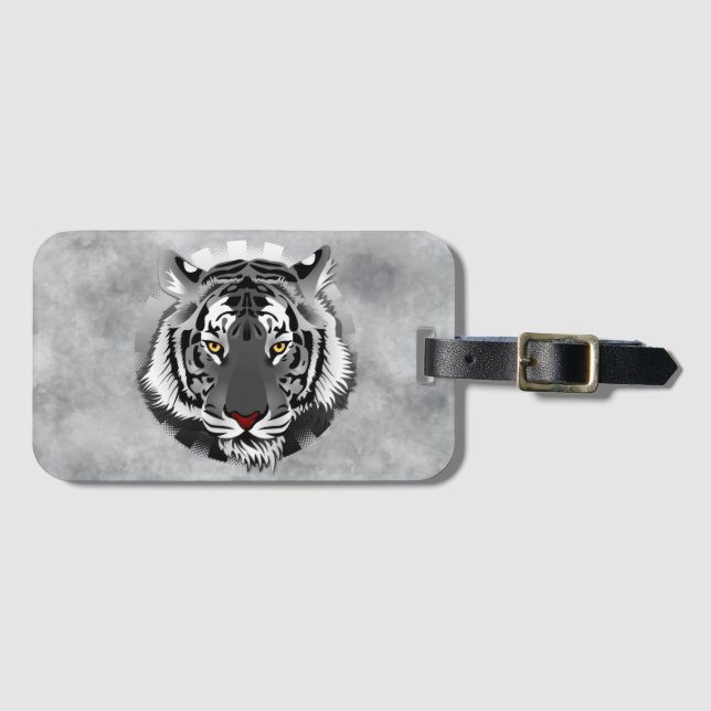 Spirit of the Tiger Luggage Tag (Front Horizontal)