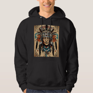 Spirit of the Tribes Printed Hoodie