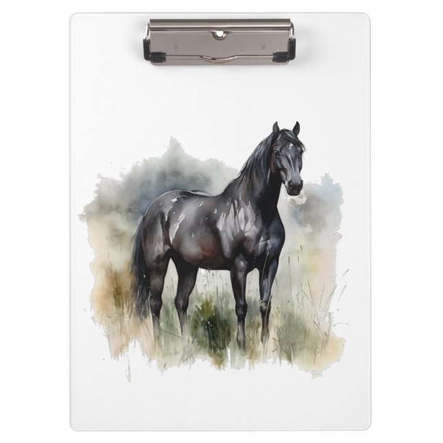 Spirit of the Wild Stallion Clipboard (Front)