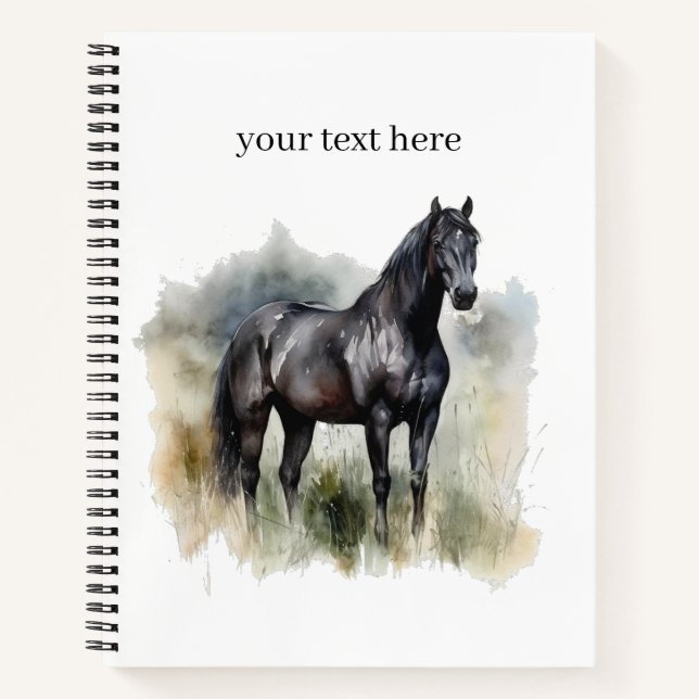 Spirit of the Wild Stallion, custom Notebook (Front)