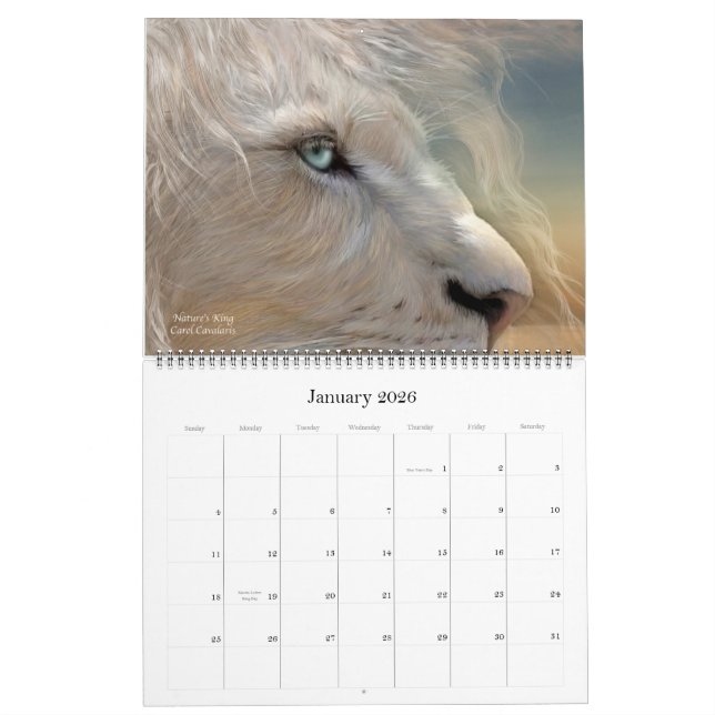 Spirit Of The Wild - Up Close Calendar 2012 (Jan 2026)
