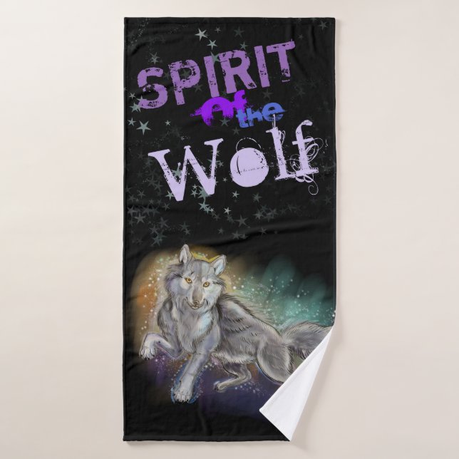Spirit of the Wolf Bath Towel Set (Bath Towel)