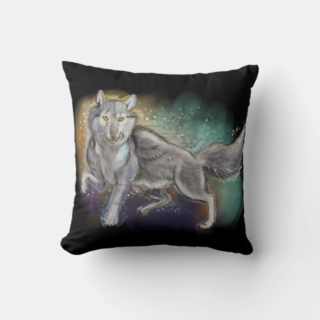 Spirit of the Wolf Cushion (Front)