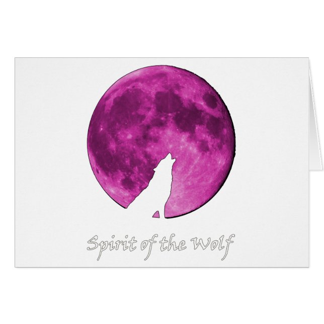 Spirit of the Wolf - Pink (Front Horizontal)