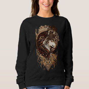 Spirit of the Wolf The Watcher Alpha Soul Wolf of  Sweatshirt
