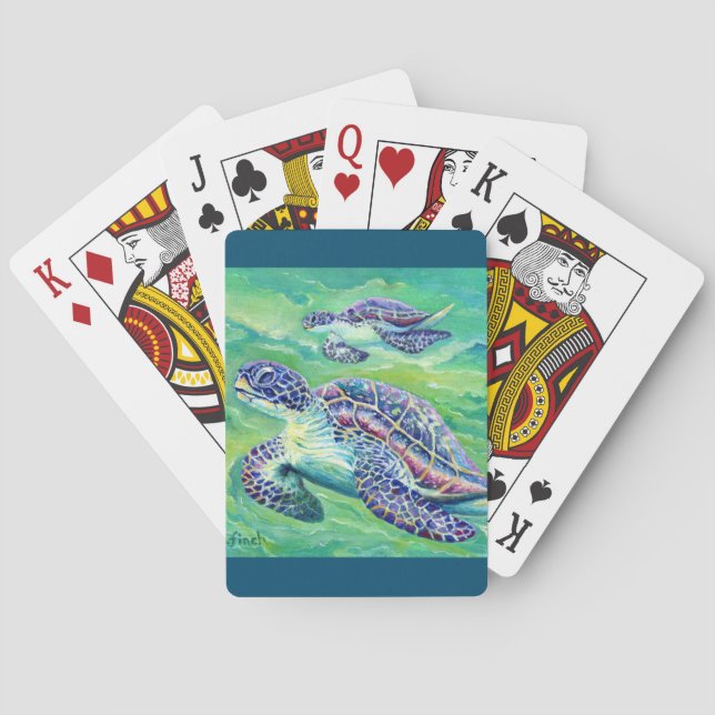 Spirit of Turtle Playing Cards (Back)
