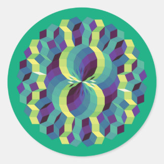 Spirit Pattern 888 Classic Round Sticker