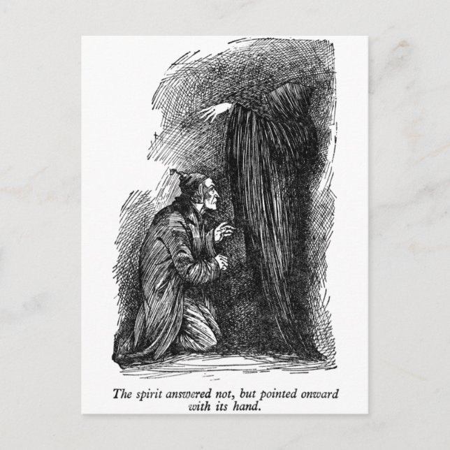 Spirit Pointed (with text) Postcard (Front)