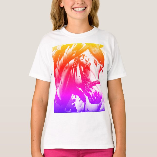 Spirit Pony 1 Rainbow T-Shirt (Front)