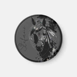 Spirit Pony 3 Black Magnet