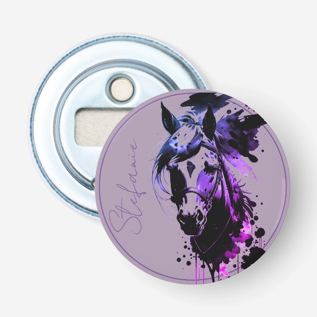 Spirit Pony 3 Lavender Bottle Opener (Front)