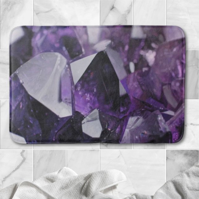 spirit quartz healing holistic purple amethyst bath mat (spirit quartz healing holistic purple amethyst bath mat)