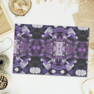 spirit quartz healing holistic purple amethyst tissue paper