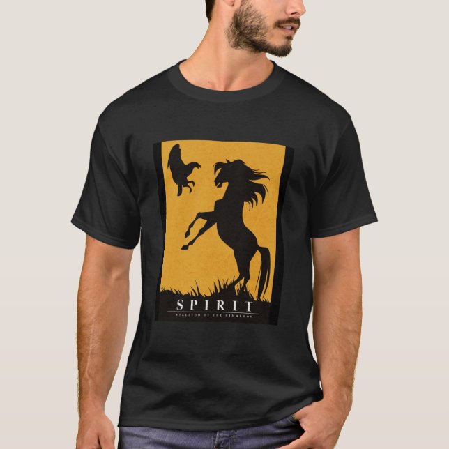 Spirit  Stallion of the Cimarron Minimalist Graphi T-Shirt (Front)