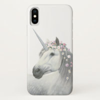 Spirit Unicorn with Flowers in Mane
