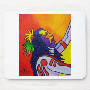 Spirit Warrior by Piliero Mouse Pad