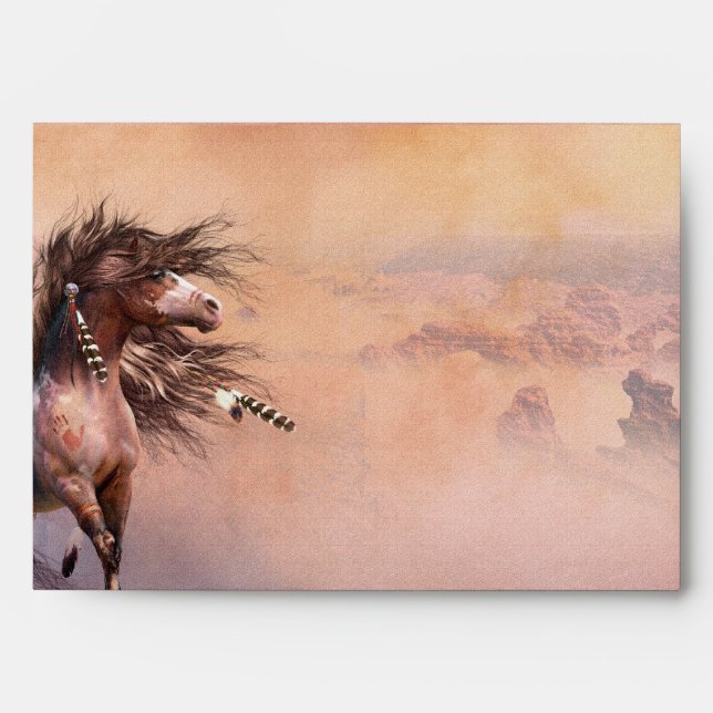 Spirit Warrior Deluxe Desginer A7 Envelope (Front)