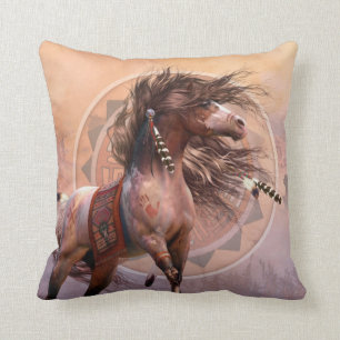 Spirit Warrior Designer Pillow