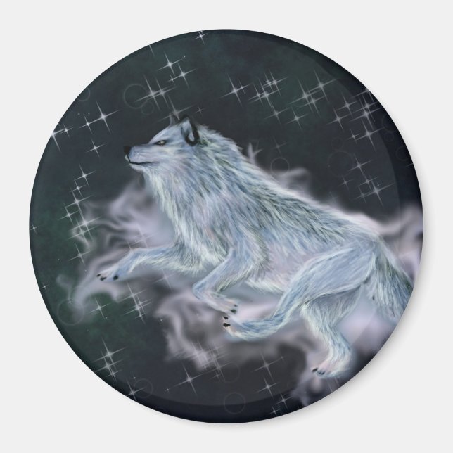 Spirit Wolf Magnet (Front)