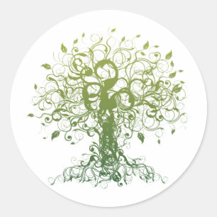 Spirit Yoga Classic Round Sticker