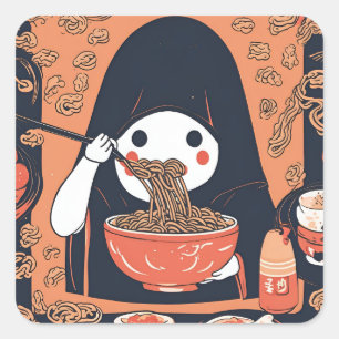 Spirited Away: No Face Square Sticker