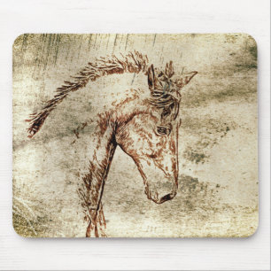 Spirited Horse Mouse Pad