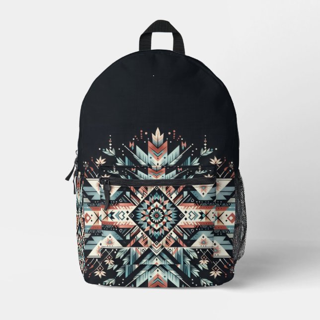 Spirited Nights Printed Backpack (Front)