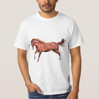 Spirited Red Dun Horse Running Cantering Playing T-Shirt