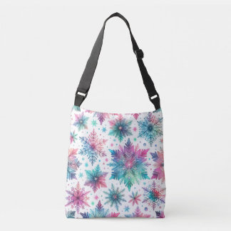 Spirited Snowflakes Crossbody Bag