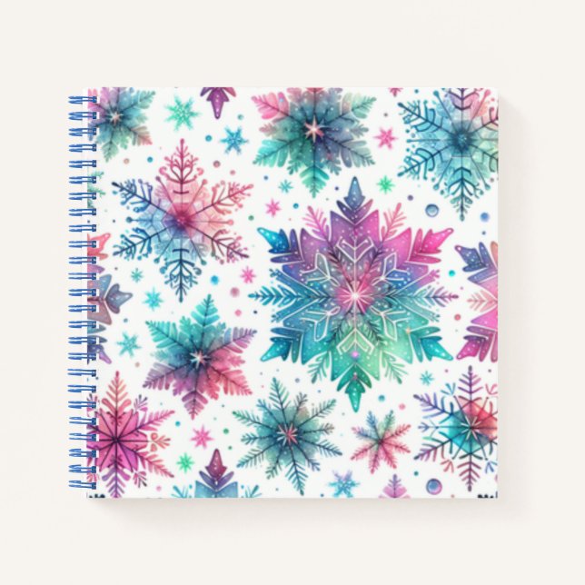 Spirited Snowflakes Notebook (Front)
