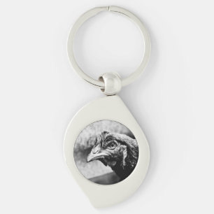 spirits and chickens key ring