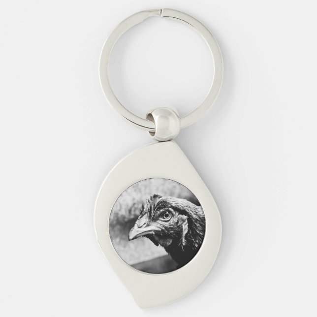 spirits and chickens key ring (Front)