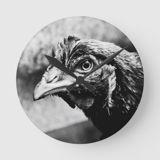 spirits and chickens round clock (Front)